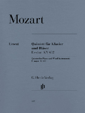 Illustration mozart quintette k 452 en mi b maj