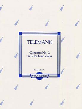 Illustration telemann concerto n° 2 en sol maj