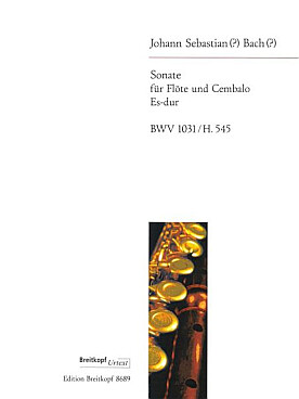 Illustration de Sonate BWV 1031 en mi b M - éd. Breitkopf, rév. Kuijken