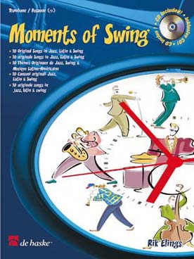 Illustration de MOMENTS OF SWING : pièces originales de Rik Elings avec CD play-along