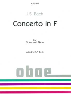 Illustration bach jc concerto n° 2 en fa maj