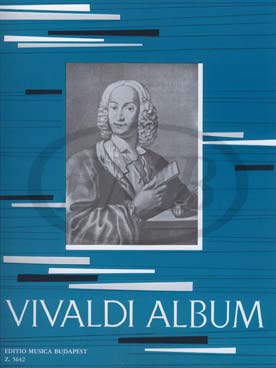 Illustration vivaldi album pour violon