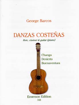 Illustration de Danzas costenas pour flute, clarinette et guitare