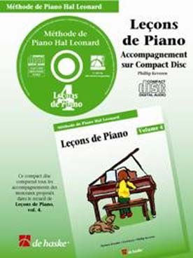 Illustration methode hal leonard lecons v 4 cd