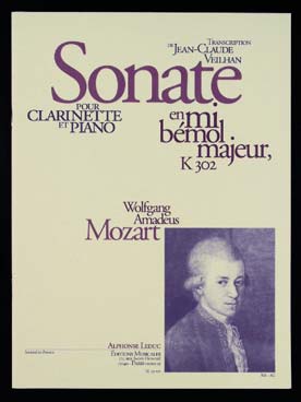 Illustration mozart sonate k 302 en mi b maj