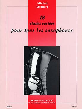 Illustration de 18 Études variées pour tous les saxophones