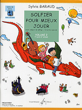 Illustration de Solfier pour mieux jouer - Vol. 2 : Livre de l'élève + corrigés   