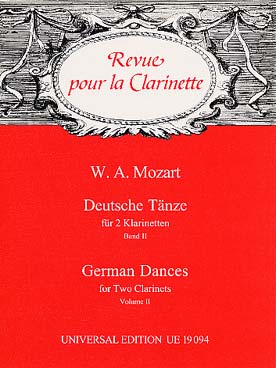 Illustration mozart danse allemande vol. 2