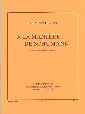 Illustration defaye a la maniere de schumann