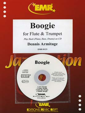 Illustration jazzination boogie flute/trompette