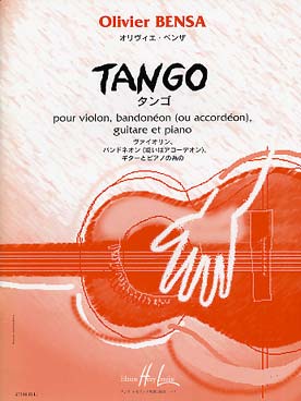 Illustration bensa tango pour violon/bandoneon/guit.