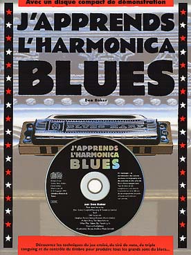 Illustration de J'apprends l'harmonica blues avec CD
