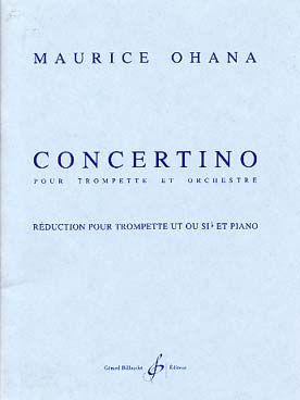 Illustration de Concertino pour trompette et orchestre, réd. piano   