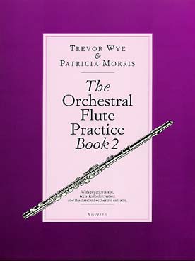 Illustration de The Orchestral flute practice : recueil de traits d'orchestre avec notes et informations techniques (texte anglais) - Vol. 2