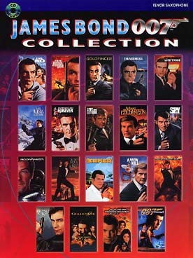 Illustration james bond 007 collection + cd saxtenor