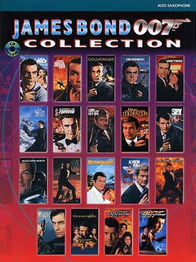 Illustration james bond 007 collection + cd sax alto