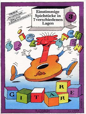 Illustration einstimmige spielstucke in 7 verschied.