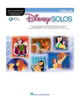 Illustration disney solos for violin