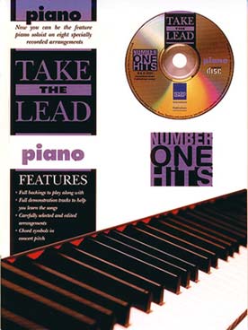Illustration de TAKE THE LEAD : arrangements de thèmes célèbres - Number one hits, accompagnements piano
