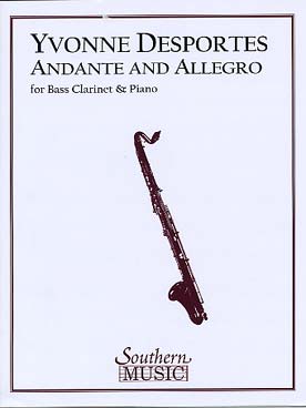 Illustration desportes andante et allegro clar. basse