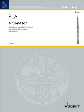 Illustration de 6 Sonates pour 2 hautbois (ou flûtes, ou violons)