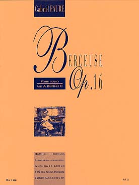 Illustration de Berceuse op. 16