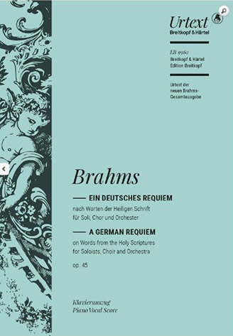 Illustration brahms requiem allemand op. 45 choeur