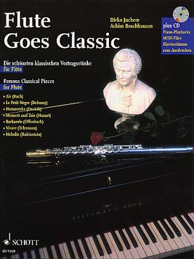 Illustration de FLUTE GOES CLASSIC : 12 morceaux classiques célèbres arrangés par Juchem/Brochhausen