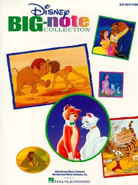 Illustration de DISNEY BIG NOTE COLLECTION