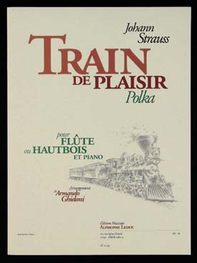 Illustration strauss j train de plaisir polka