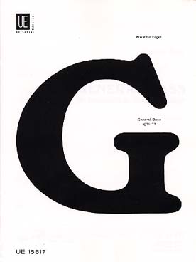 Illustration kagel general bass (violoncelle ou orgue