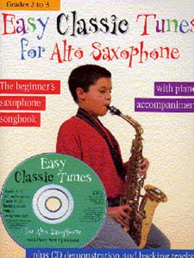 Illustration de EASY CLASSIC TUNES : arrangements faciles de S. Duro, avec accompagnement piano ou CD