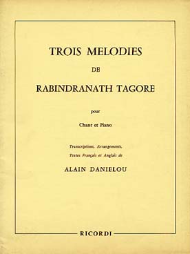 Illustration danielou 3 melodies de rabindranath