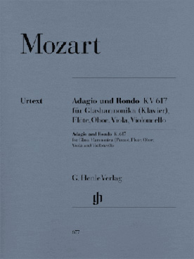 Illustration de Adagio et rondo K 617 pour Glasharmonica (piano), flûte, hautbois, alto et violoncelle