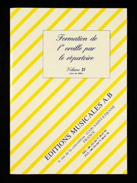 Illustration de Formation de l'oreille par le répertoire série F (cycle 2 et 3) avec fichier MP3 - Vol. 2 : élève 2e année cycle 2