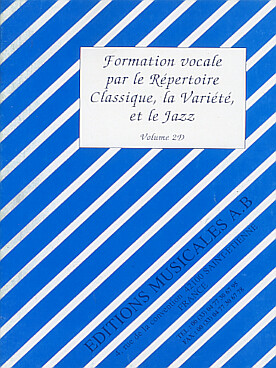 Illustration de Formation vocale par le répertoire classique, la variété et le jazz + MP3 série D (cycle 1, 2 et 3) - Vol. 2 : élève 2e année cycle 1