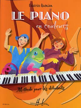 Illustration de Le Piano en couleurs, méthode pour les débutants