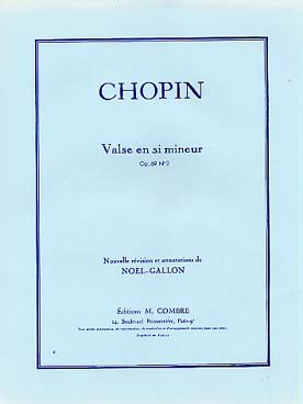 Illustration chopin valse op. 69 n° 2