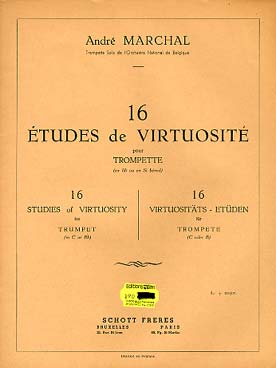 Illustration de 16 Études de virtuosité en ut ou si b