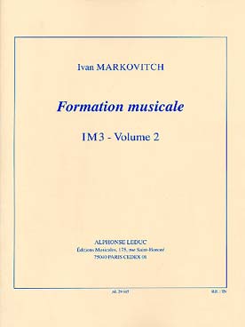 Illustration de Formation musicale IM3 vol. 2