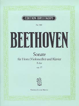 Illustration beethoven sonate op. 17 en fa maj