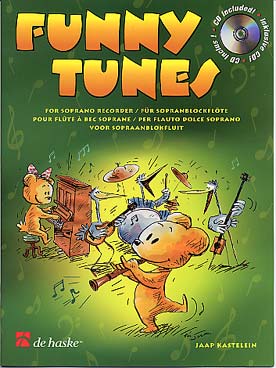 Illustration kastelein funny tunes avec cd