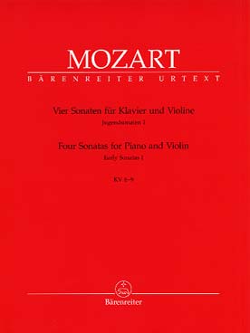 Illustration de Jugendsonaten Vol. 1 4 sonates KV 6-9