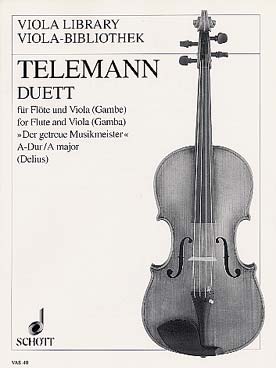 Illustration telemann duo en la maj pour flute & alto