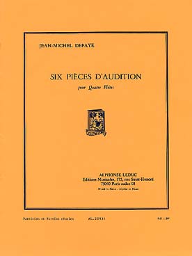 Illustration defaye pieces d'audition 4 flutes