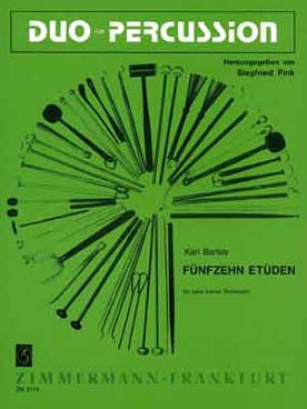 Illustration de Etudes (15) pour 2 caisses claires