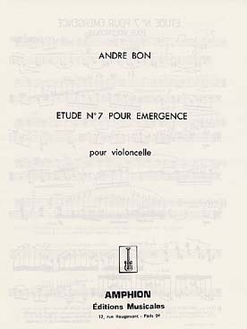 Illustration de Étude N° 7 pour émergence