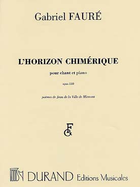 Illustration de L'horizon chimérique op 118 (la mer infinie, je me suis embarqué, Diane séléné, vaisseaux, nous vous aurons  aimés)