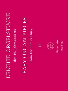 Illustration de PIECES FACILES POUR ORGUE DU 19e - Vol. 2