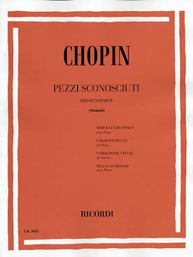 Illustration chopin morceaux inconnus